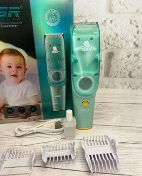 Машинка для стрижки дітей VGR V-151 безшумна з витяжкою VGR Baby V-151 фото