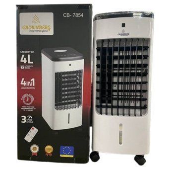 Портативний кондиціонер Crownberg СВ-7854, 4 л, повітряний охолоджувач (Air Cooler), кондиціонер 4 в 1 СВ-7854 фото