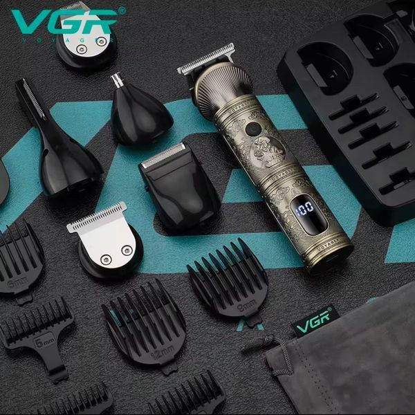 Бездротова машинка для стрижки 6в1, USB, VGR V-106 VGR V-106 фото