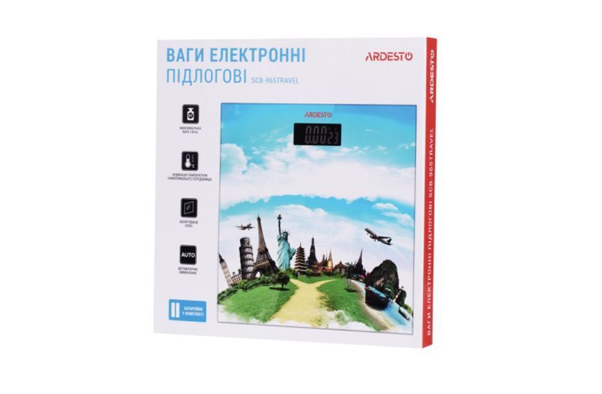 Ваги підлогові Ardesto SCB-965TRAVEL SCB-965TRAVEL фото