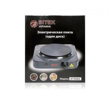 Електроплита 1 диск 1000Вт BITEK BT-9086A BT-9086A фото