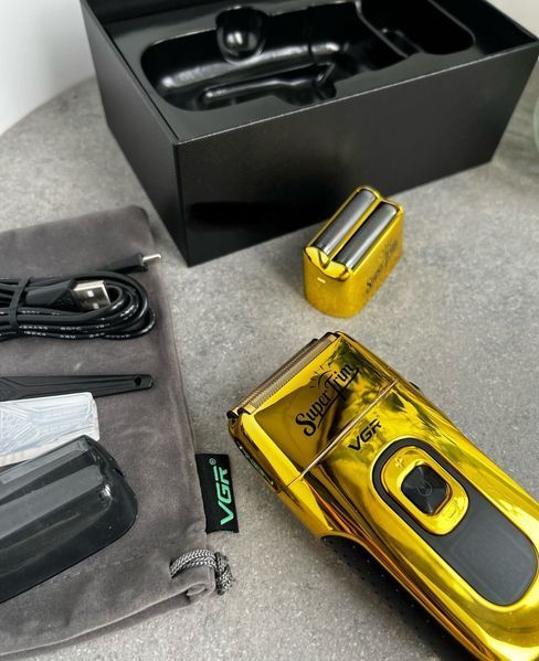 Электробритва шейвер аккумуляторная мужская VGR V-332 с дисплеем от USB VGR V-332 фото