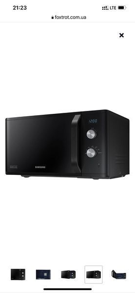 Мікрохвильова піч SAMSUNG MS23K3614AK/UA MS23K3614AK/UA фото