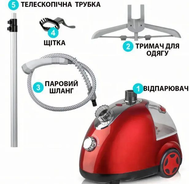 Вертикальный мощный отпариватель для одежды 3600Вт, BITEK BT-3037 с вешалкой для одежды, бак 1.5 л BT-3037 фото