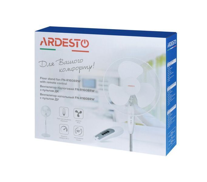 Вентилятор із ПДУ Ardesto FN-R1608RW Ardesto FN-R1608RW фото
