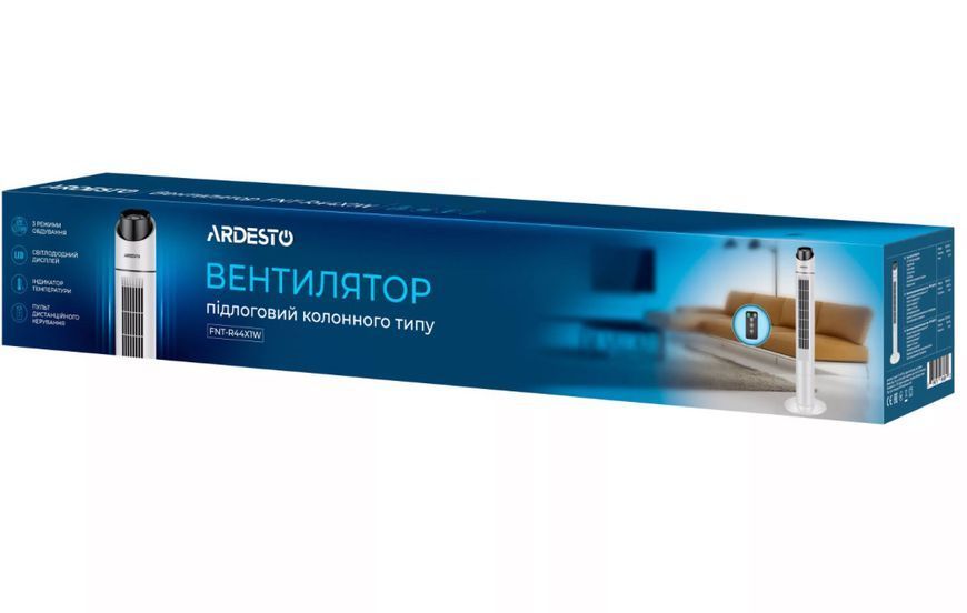 Колонний вентилятор із ПДУ Ardesto FNT-R44X1W FNT-R44X1W фото