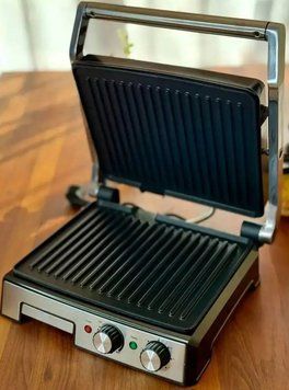 Електрогриль Bitek BT-2687 BBQ 3000 Вт, гриль контактний, з терморегулятором для риби, мʼяса BT-2687 фото
