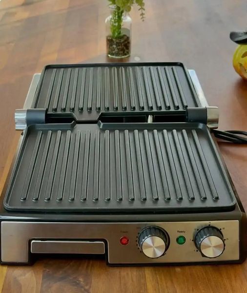Електрогриль Bitek BT-2687 BBQ 3000 Вт, гриль контактний, з терморегулятором для риби, мʼяса BT-2687 фото