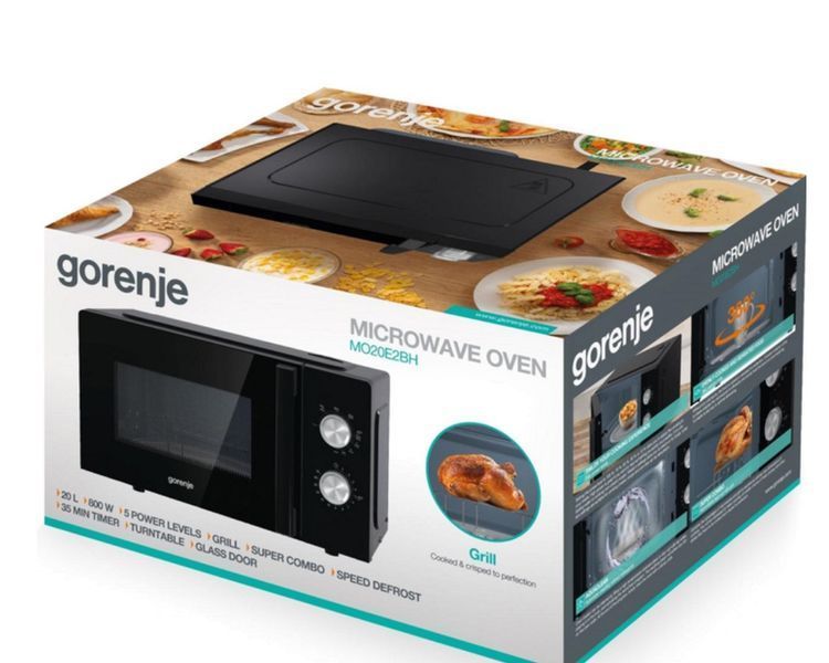 Мікрохвильовка з грилем Gorenje MO20E2BH MO20E2BH фото