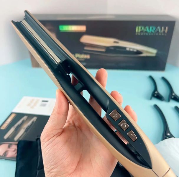 Керамічний випрямляч гофре для волосся IPARAH P-115W, 46 Вт IPARAH P-115W фото