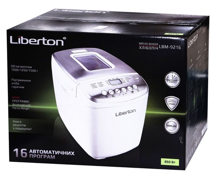 Хлібопіч LIBERTON LBM-6308 LBM-6308 фото