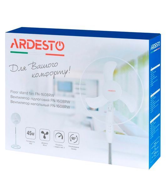 Вентилятор ARDESTO FN-1608RW FN-1608RW фото