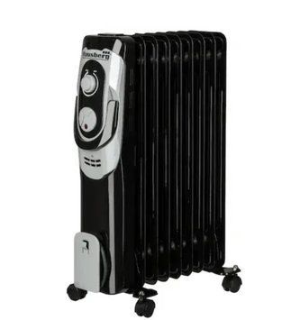 Масляний обігрівач Hausberg HB-8910 black HB-8910 фото