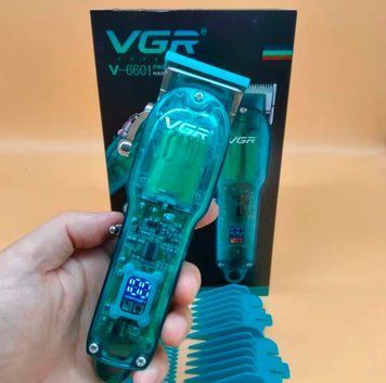 Машинка для стрижки волосся VGR V-660 акумуляторна Green VGR V-660 фото