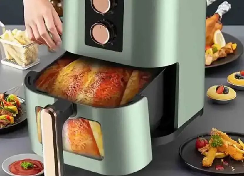 Аерофритниця для смаження без масла на 6 літрів з Air Fryer Su Tai ST-607 ST-607 фото