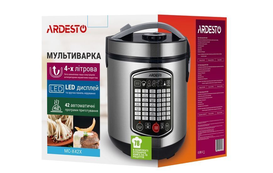 Мультиварка ARDESTO MC-X42X MC-X42X фото