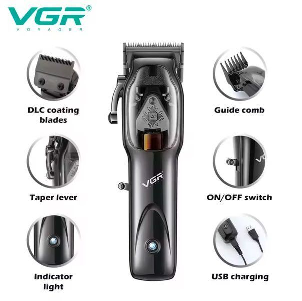 Акумуляторна машинка для стрижки волосся VGR V-653 VGR V-653 фото