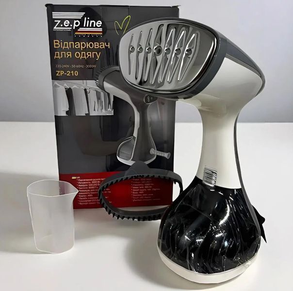 Вертикальний відпарювач Zepline ZP-210 &mdash; 3000 Вт, сіре сенсорне керування ZP-210 фото