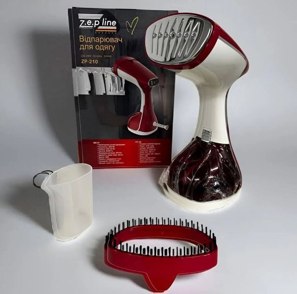 Вертикальний ручний відпарювач для одягу Zepline ZP-210 3000Вт Червоний ZP-210 фото