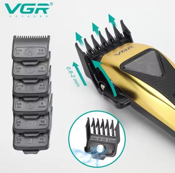 Професійна бездротова машинка для стрижки VGR V-015 Professional Barber VGR V-015 фото