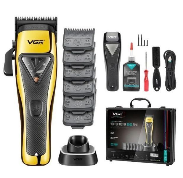 Професійна бездротова машинка для стрижки VGR V-015 Professional Barber VGR V-015 фото