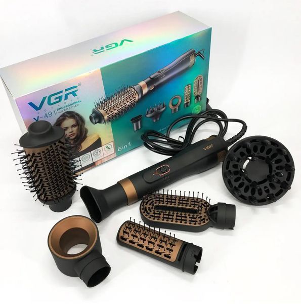 ФЕН-ЩІТКА БРАШ 6В1 VGR 491 VGR 491 фото