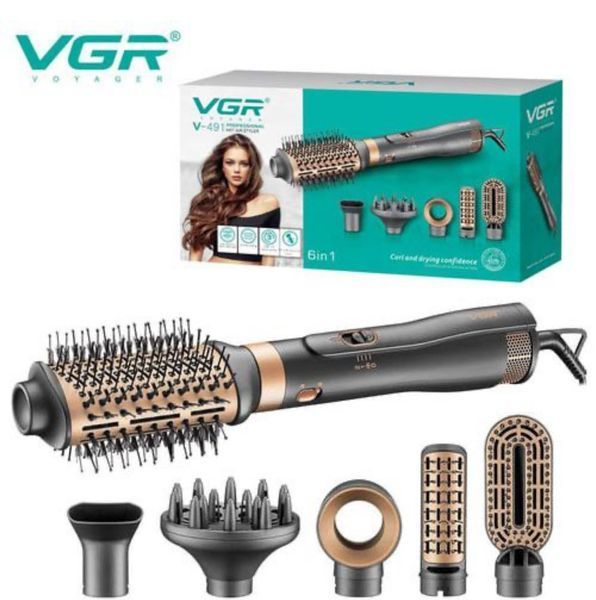 ФЕН-ЩІТКА БРАШ 6В1 VGR 491 VGR 491 фото