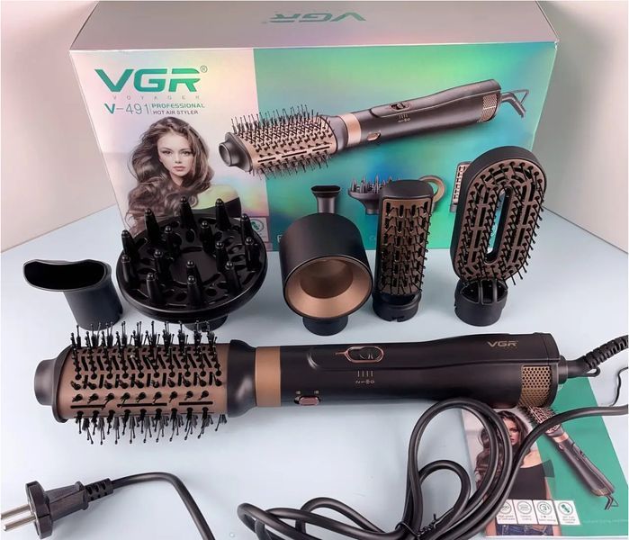 ФЕН-ЩІТКА БРАШ 6В1 VGR 491 VGR 491 фото