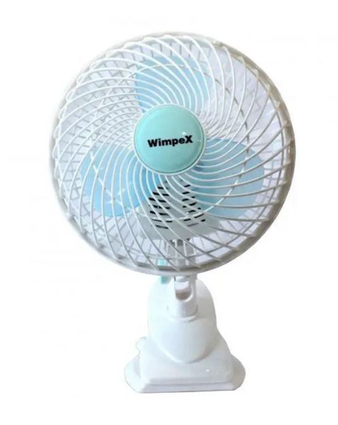 Вентилятор настільний Wimpex WX-707/D22 см/3 лопаті/2 швидкості + прищіпка та підставка WX-707 фото