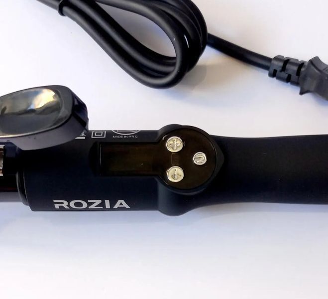 Плойка ROZIA HR-772 28мм чорна з регулятором температури HR-772 28мм фото