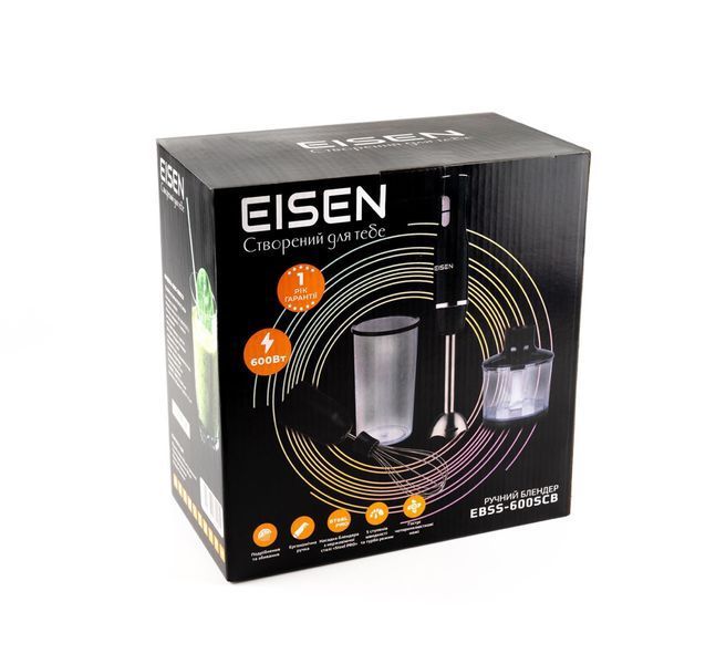 Ручний блендер EISEN EBSS-600SCB EBSS-600SCB фото
