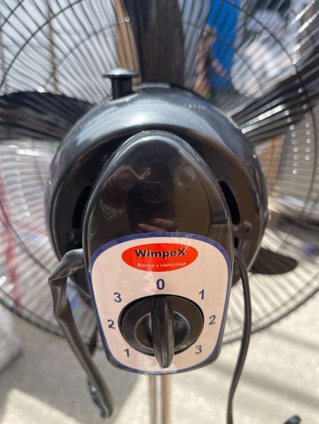 Вентилятор для пола Wimpex WX-1811 "18" 200 Вт с регулятором скорости черный WX-1811 фото