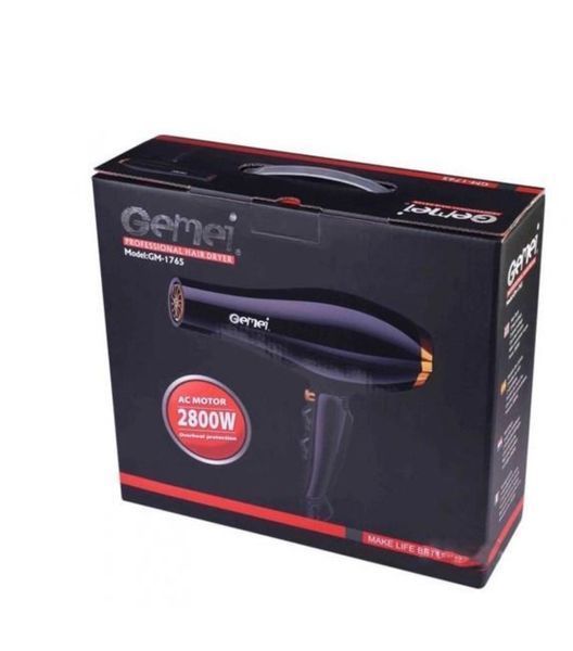 Фен для волосся Gemei GM-1765 GM-1765 фото