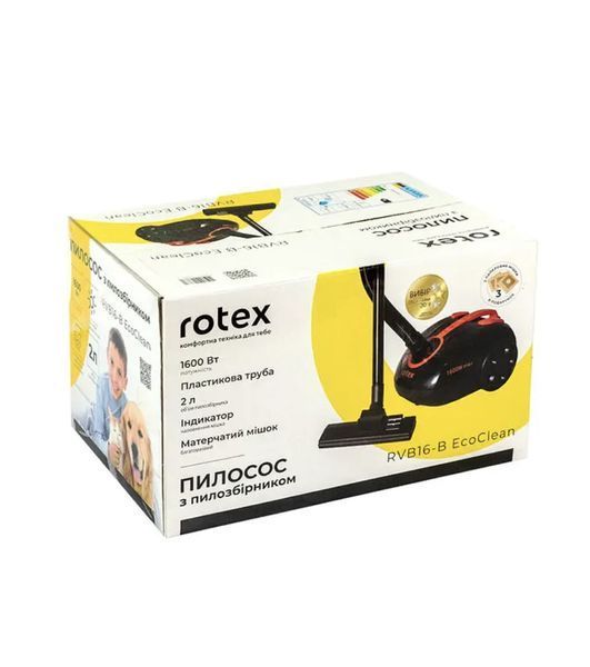 Пылесос Rotex RVB16-B EcoClean RVB16-B фото
