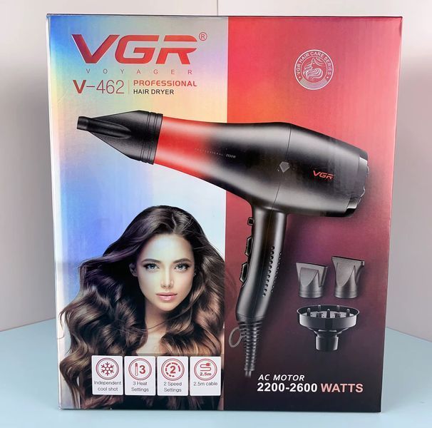 Професійний фен для волосся 2600 Вт, VGR V-462 VGR V-462 фото