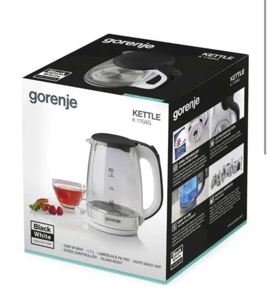Електрочайник GORENJE K17GXG GORENJE K17GXG фото