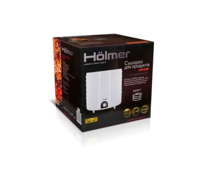 Сушарка для продуктів Holmer HFD-52W 520вт. HFD-52W фото