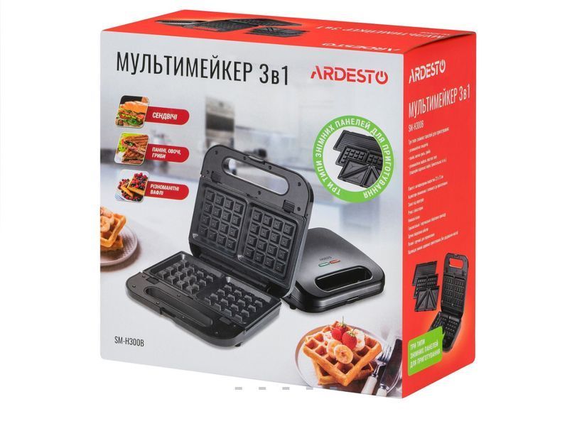 МУЛЬТИМЕЙКЕР ARDESTO SM-H300B BLACK ARDESTO SM-H300B BLACK фото