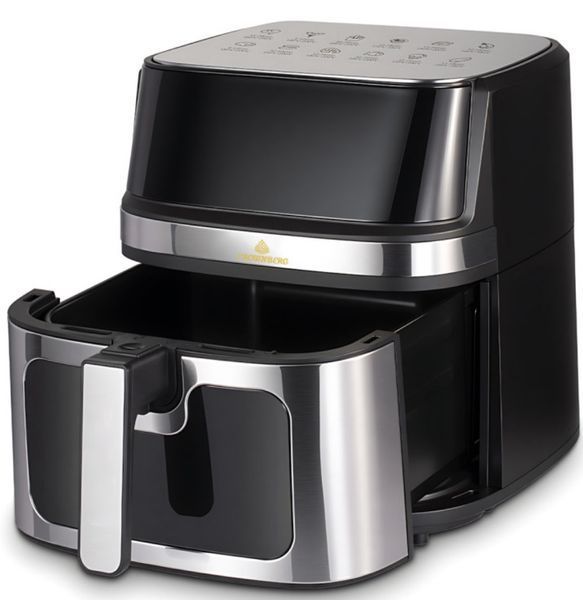 Аерофритюрниця Crownberg CB-5555, 8.5 л, 2000 Вт, із сенсорним керуванням, дисплеєм і оглядовим віконцем CB-5555 фото