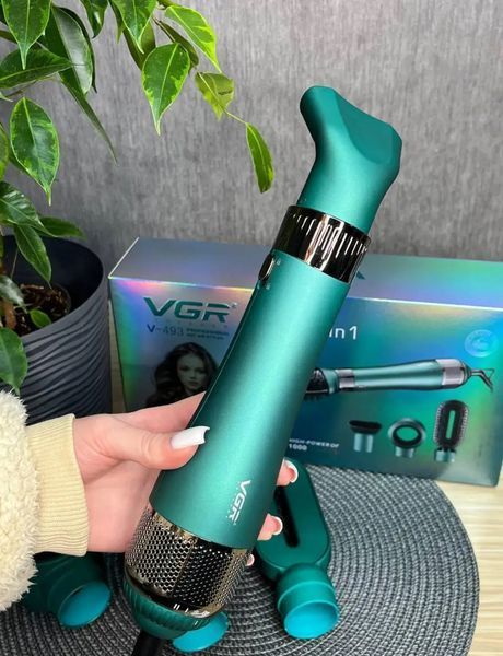 Фен-щітка для укладання волосся VGR 4 в 1, V-493 Green VGR 4 в 1, V-493 фото